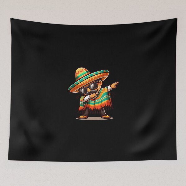 Item preview, Dabbing Mexican Poncho Cinco De Mayo designed and sold by Isabella ✔️ ✔️.