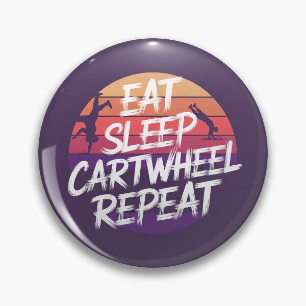 Artikelvorschau, Eat Sleep Cartwheel Repeat Lustiges Gymnastik Geschenk entworfen und verkauft von Verycutethings.