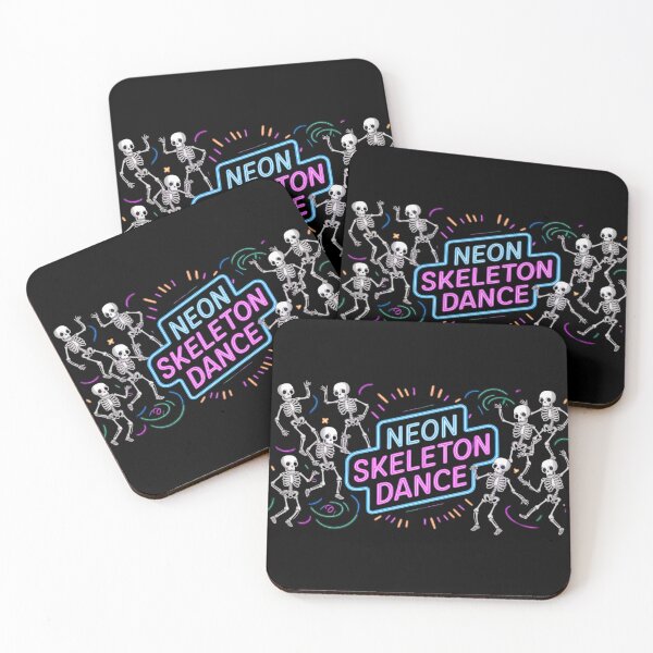 Item preview, NEON SKELETON DANCE, HALLOWEEN GRAPHIC  designed and sold by YourTrendyTees.