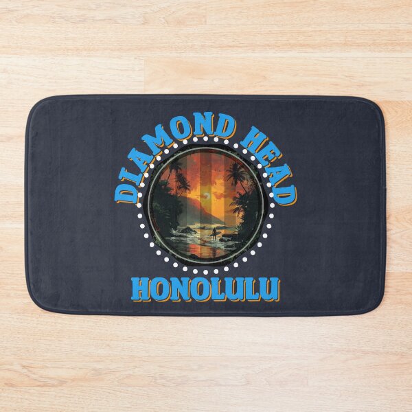 Artikelvorschau, Diamond Head – Honolulu (mit blauer Schrift) entworfen und verkauft von VelvetRoom.
