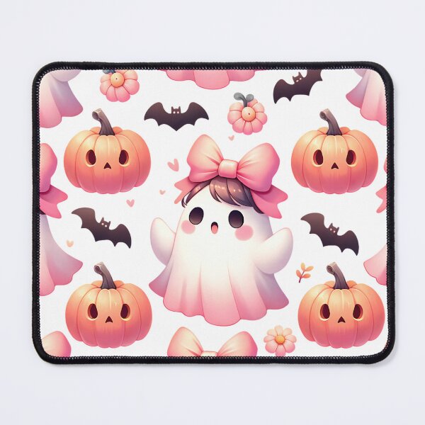 Item preview, Halloween ghost repeating pattern designed and sold by NeShopp.