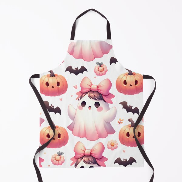 Item preview, Halloween ghost repeating pattern designed and sold by NeShopp.