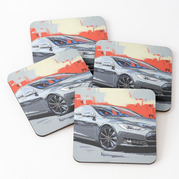 Item preview, Tesla Model S  -  Pop Art designed and sold by AutoPopStudio.
