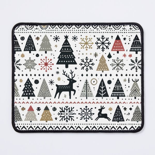Item preview, Scandinavian Christmas Winter Elements with Reindeer designed and sold by HandicraftArt.