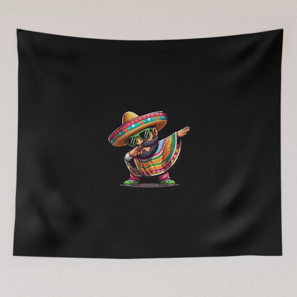 Item preview, Dabbing Mexican Poncho Cinco De Mayo designed and sold by Isabella ✔️ ✔️.