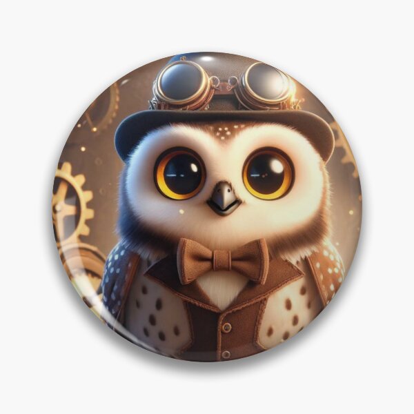 Item preview, Steampunk Burrowing Owl designed and sold by Sillytoe.