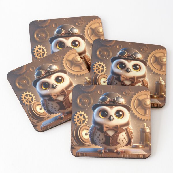 Item preview, Steampunk Burrowing Owl designed and sold by Sillytoe.