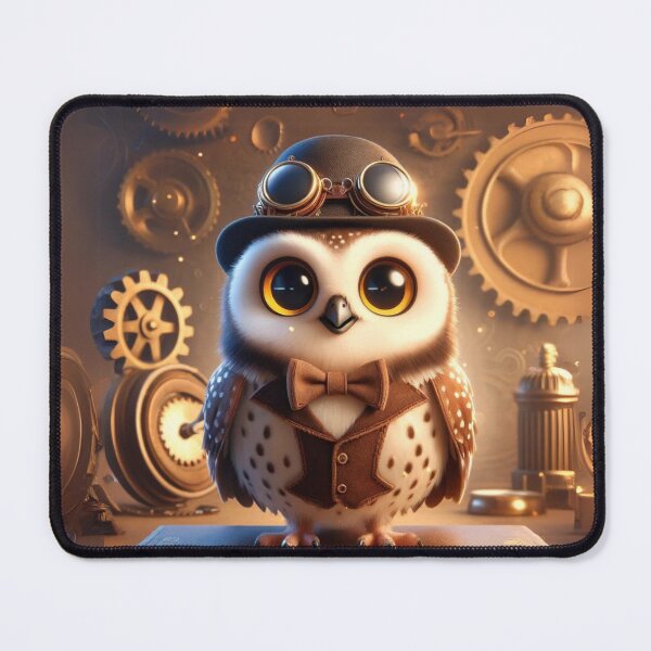Item preview, Steampunk Burrowing Owl designed and sold by Sillytoe.