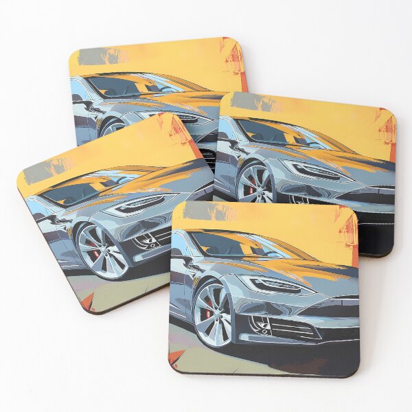 Item preview, Tesla Model S III  -  Pop Art designed and sold by AutoPopStudio.
