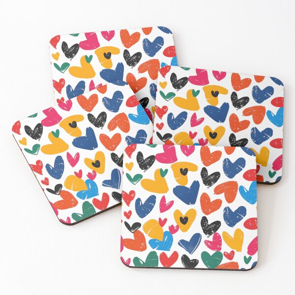 Item preview, Colors of Hearts Pattern Love designed and sold by wonderpix.