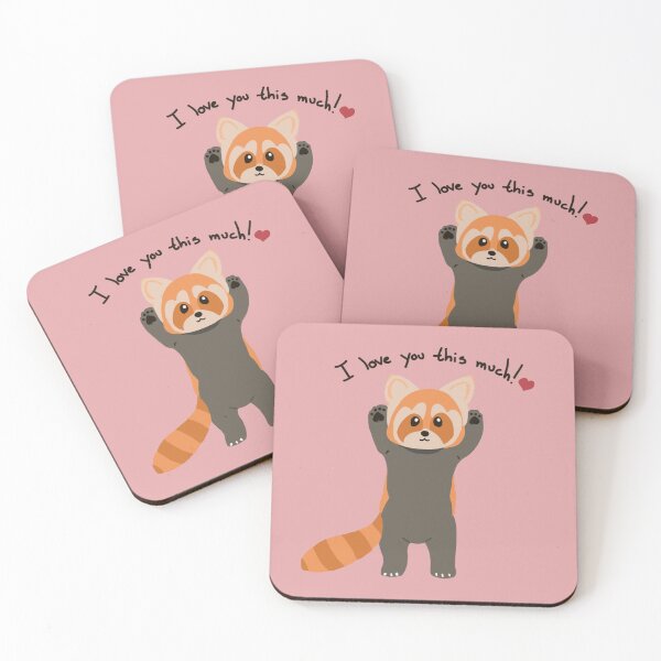 Item preview, Red Panda Loves You designed and sold by NorthyArts.