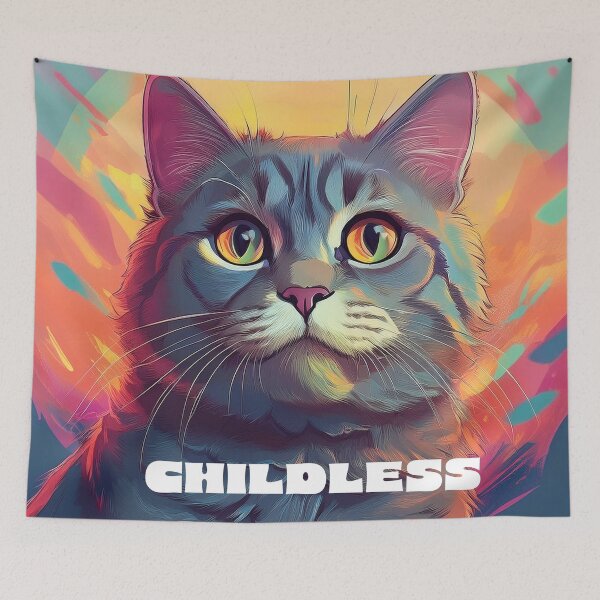 Item preview, Childless Cat Lady  designed and sold by MagentaLivery.