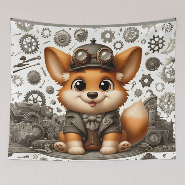 Item preview, Steampunk Bush Dog designed and sold by Sillytoe.