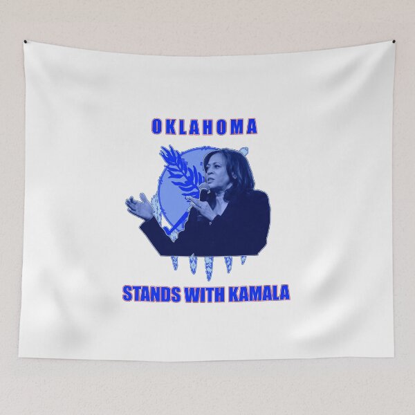 Item preview, Oklahoma Stands With Kamala Harris - Kamala Harris Stands With Oklahoma designed and sold by EricIsTired.