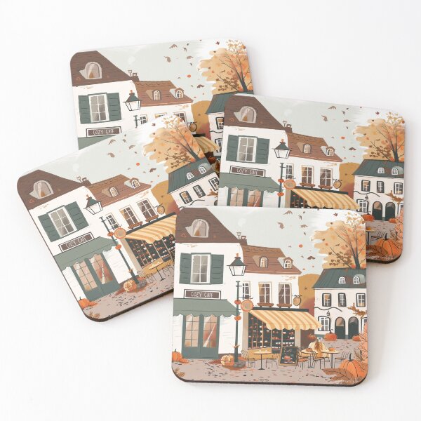 Item preview, Cozy Cafe Scene designed and sold by Cozy Nerdy Things.