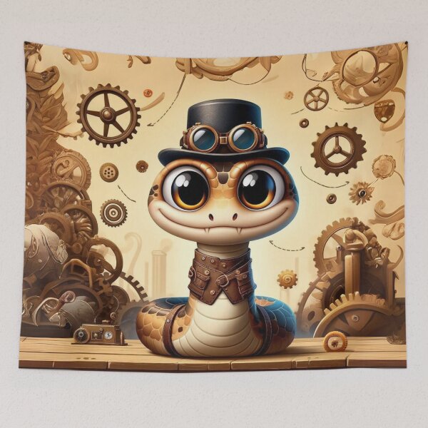 Item preview, Steampunk Bushmaster Snake designed and sold by Sillytoe.