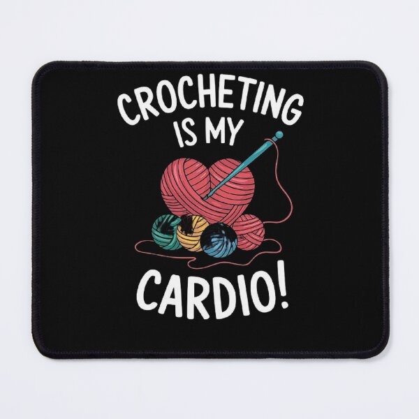 Item preview, Crocheting is My Cardio - Fun Crafting and Yarn Art Design designed and sold by love3617.