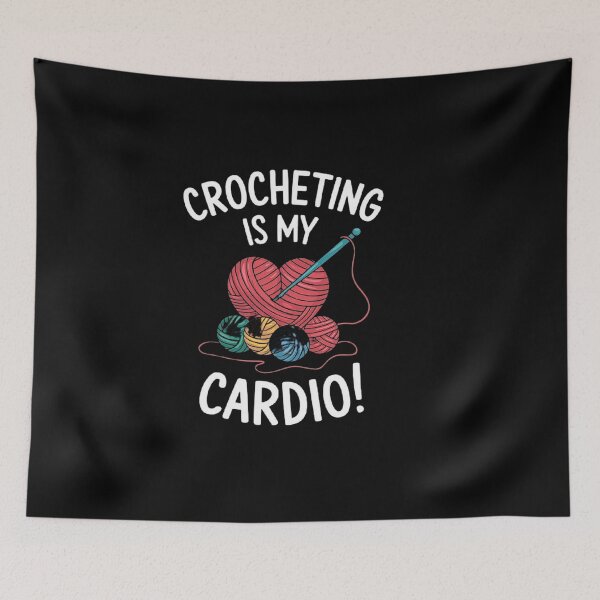 Item preview, Crocheting is My Cardio - Fun Crafting and Yarn Art Design designed and sold by love3617.