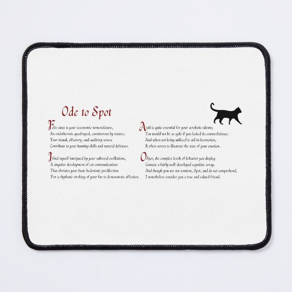 Item preview, cat poem designed and sold by alxandromeda.