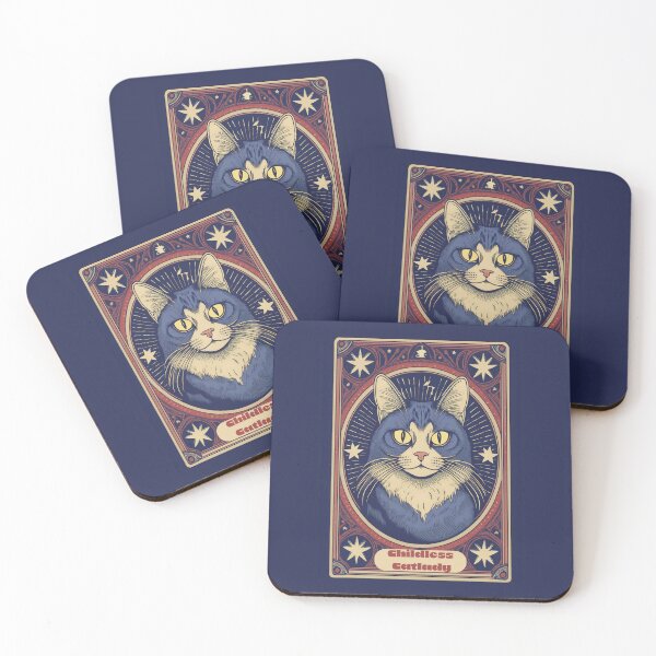 Item preview, Childless Cat Lady Tarot Card designed and sold by MagentaLivery.