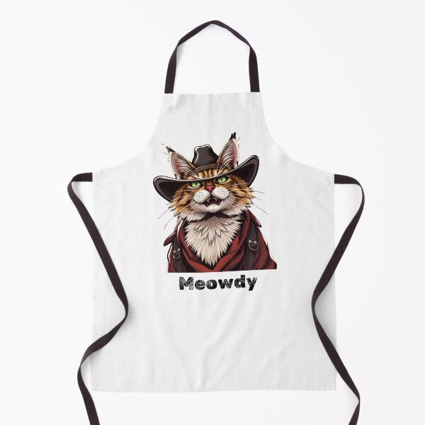 Item preview, cowboy cat with cowboy hat meowdy designed and sold by GinnyGi.