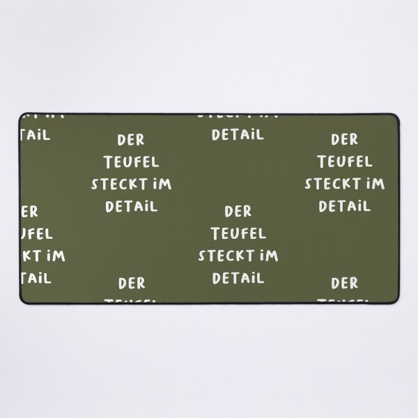 Item preview, "Der Teufel steckt im Detail." (The devil is in the details.) | German Phrases | Minimalist Design designed and sold by RM-Journey.