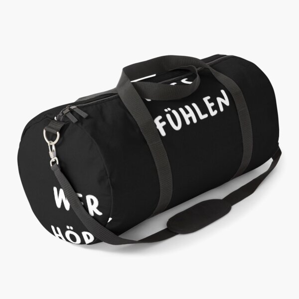 Item preview, "Wer nicht hören will, muss fühlen." (He who does not want to listen must feel.) | German Phrases | Minimalist Design designed and sold by RM-Journey.