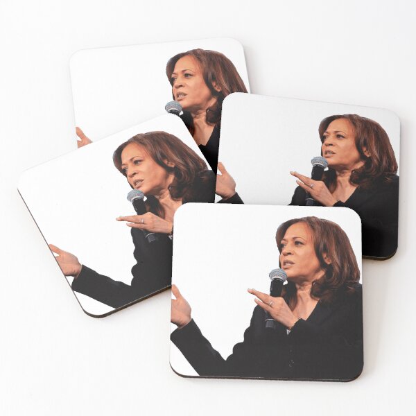 Item preview, Kamala Harris Stands With Microphone In Hand designed and sold by EricIsTired.