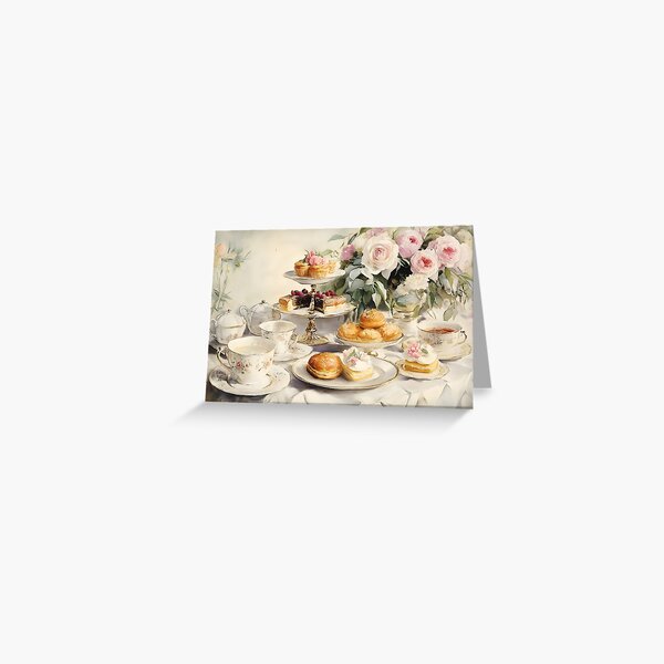 Item preview, Elegant Tea Party designed and sold by Alin Richard Iovănuț.