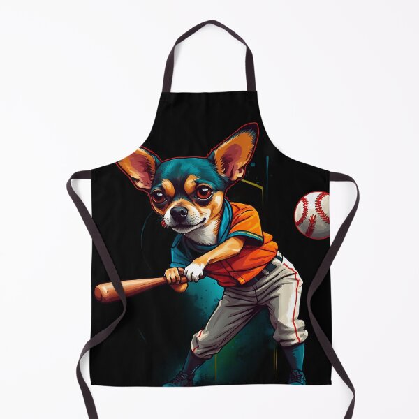 Item preview, Chihuahua dog playing baseball designed and sold by Furrifico.