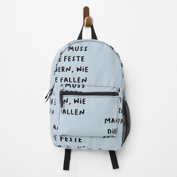 Item preview, "Man muss die Feste feiern, wie sie fallen." (One must celebrate festivals as they come.) | German Phrases | Minimalist Design designed and sold by RM-Journey.