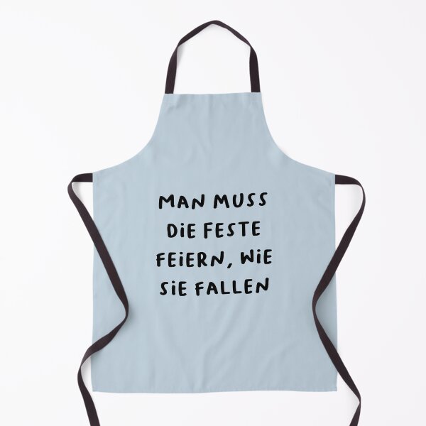 Item preview, "Man muss die Feste feiern, wie sie fallen." (One must celebrate festivals as they come.) | German Phrases | Minimalist Design designed and sold by RM-Journey.