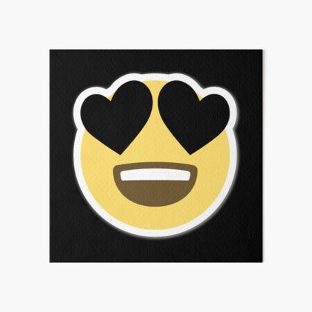 Black Heart Emoji Posters for Sale