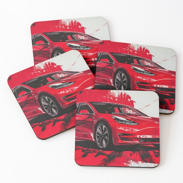 Item preview, Tesla Model 3 VI  -  Pop Art designed and sold by AutoPopStudio.