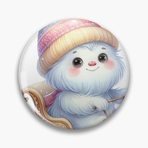 Item preview, Yeti on a Sled designed and sold by DesignsbyVelvet.