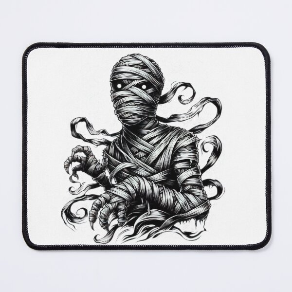 Item preview, mummy with bandages, Halloween tattoo , halloween mummy designed and sold by Expressions-Sel.