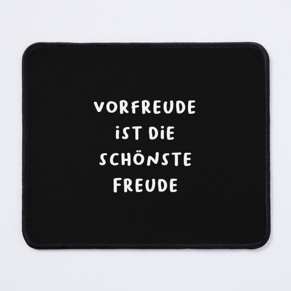 Item preview, "Vorfreude ist die schönste Freude." (Anticipation is the greatest joy.) | German Phrases | Minimalist Design designed and sold by RM-Journey.