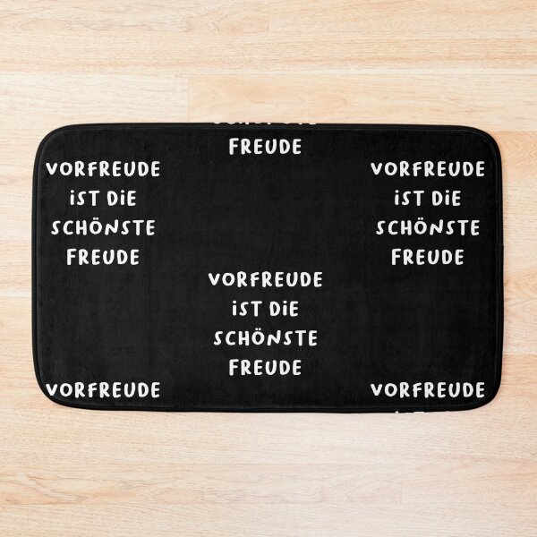 Item preview, "Vorfreude ist die schönste Freude." (Anticipation is the greatest joy.) | German Phrases | Minimalist Design designed and sold by RM-Journey.