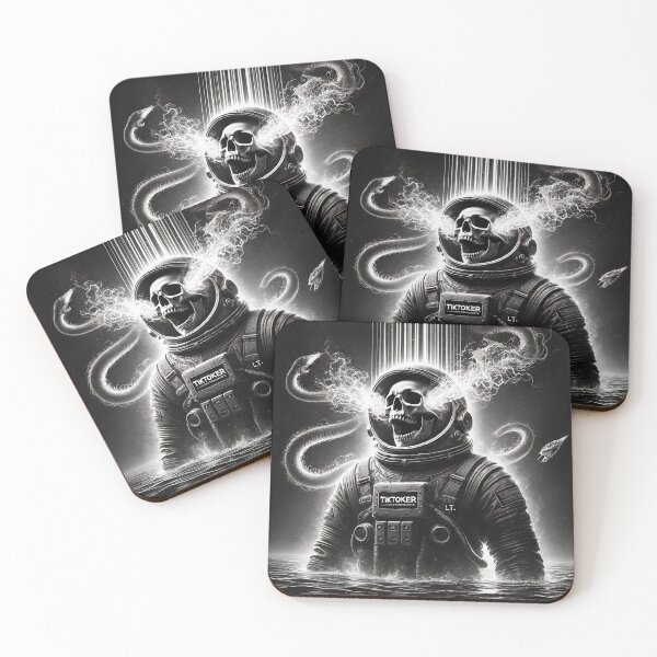 Item preview, Astronaut skull designed and sold by tiktoker-lt.