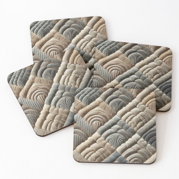 Item preview, Quilted Velvet Dreams with Gold Threading designed and sold by TeslaSt0re.