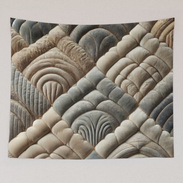 Item preview, Quilted Velvet Dreams with Gold Threading designed and sold by TeslaSt0re.