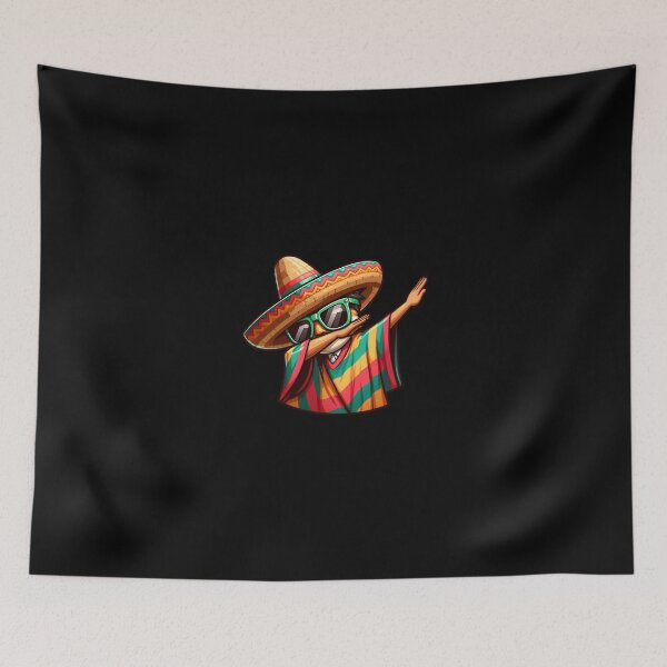 Item preview, Dabbing Mexican Poncho Cinco De Mayo designed and sold by Isabella ✔️ ✔️.