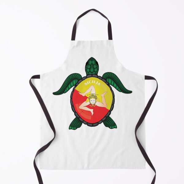 Item preview, Sicilia Turtle with flag colors and emblem designed and sold by EmeraldeaArt.