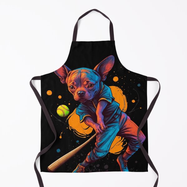 Item preview, Pitbull dog playing baseball designed and sold by Furrifico.