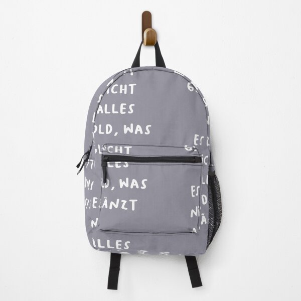 Item preview, "Es ist nicht alles Gold, was glänzt." (All that glitters is not gold.) | German Phrases | Minimalist Design designed and sold by RM-Journey.