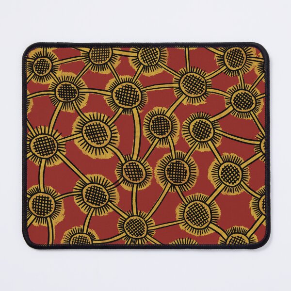 Item preview, African sunlike flowers connected to each other designed and sold by karousel.