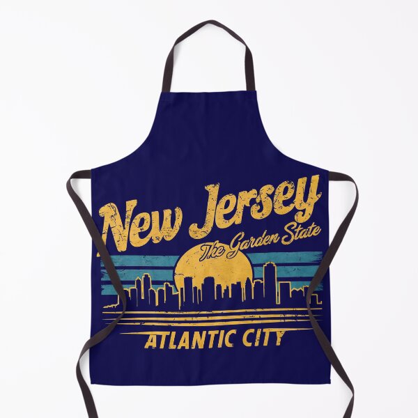 Item preview, Vintage New Jersey T-Shirt - Retro American Font - Atlantic City Skyline - The Garden State - Sunset Graphic Tee - Classic NJ Design designed and sold by ReFreshU Shop Designs.