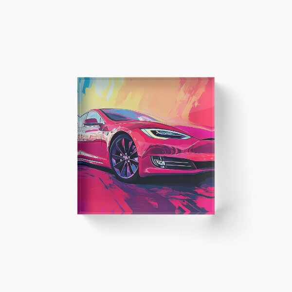 Item preview, Tesla Model S VII  -  Pop Art designed and sold by AutoPopStudio.