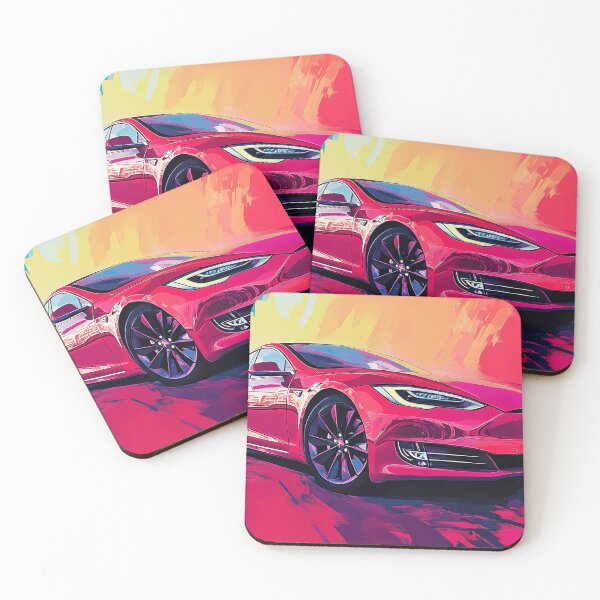 Item preview, Tesla Model S VII  -  Pop Art designed and sold by AutoPopStudio.