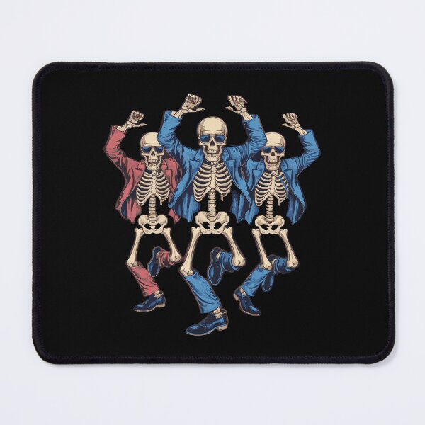 Item preview, Dancing Skeleton, Funny Halloween Costume skull dance designed and sold by ArtByKatti.